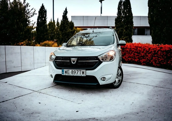 Dacia Dokker cena 36900 przebieg: 157900, rok produkcji 2018 z Łódź małe 407